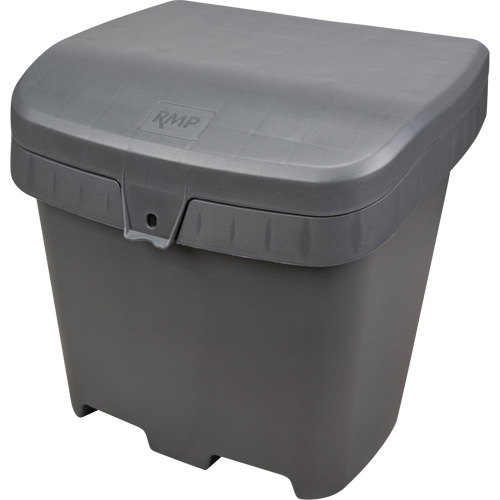 Salt & Sand Storage Bins, With Hasp, 21" x 27" x 26", 4.24 cu. ft., Grey Dufferin Supply