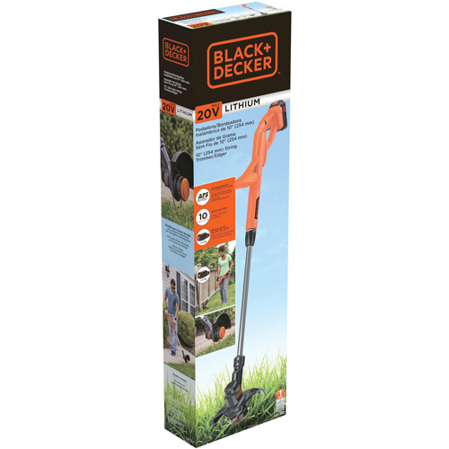 Max* Cordless String Trimmer/Edger Kit, 10", Battery Powered, 20 V Dufferin Supply