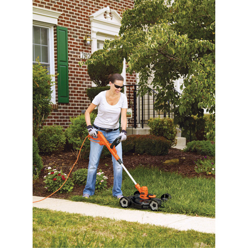 3-in-1 Compact Mower, Push Walk-Behind, Electric, 12" Cutting Width Dufferin Supply