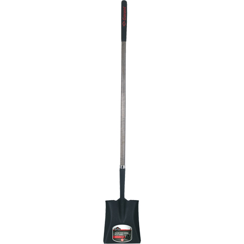 Square Point Shovel, Wood, Ergonomic Straight Handle, 62" Long Dufferin Supply