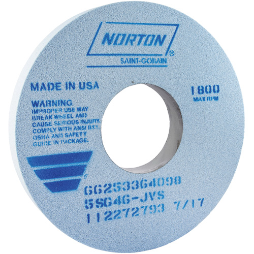 Tool Room Wheel, Type 01, Ceramic Alumina, 14" x 1-1/2" Dufferin Supply