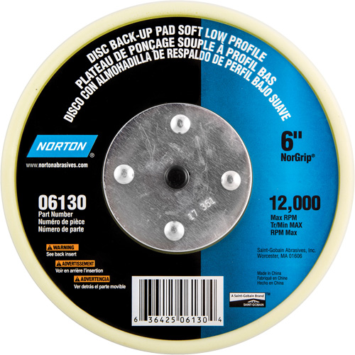 Back Up Pads For PSA & Hook And Loop Paper Discs Dufferin Supply