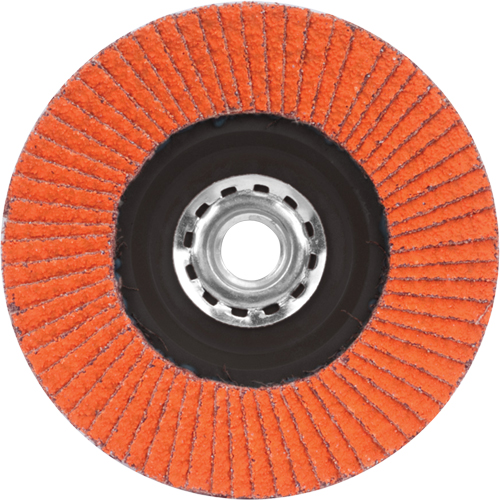 Disques &agrave; lamelles - Quick Trim SG Blaze R980P, 4-1/2" x 5/8"-11, Type 27, Grain 40, C&eacute;ramique Dufferin Supply