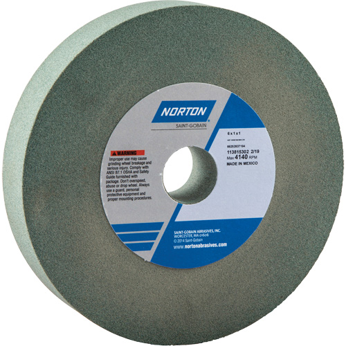Meules pour rectifieuses d'&eacute;tabli - Meules Gemini, 6" x 1", Arbre de 1" Dufferin Supply