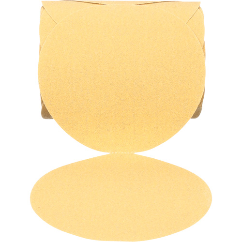 Disque abrasif dor&eacute; en rouleau 216U Stikit, 6" dia., Grain 80, Oxyde d'aluminium Dufferin Supply