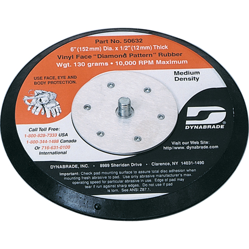 Vacuum Backing Pad Dufferin Supply