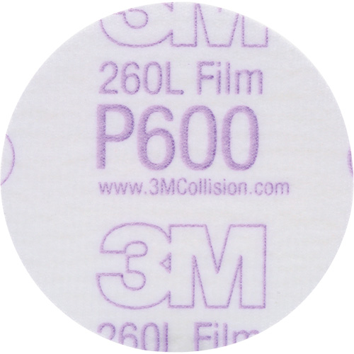 Gold Hookit Disc, 3" Dia., P600 Grit, Aluminum Oxide, C-Weight Dufferin Supply