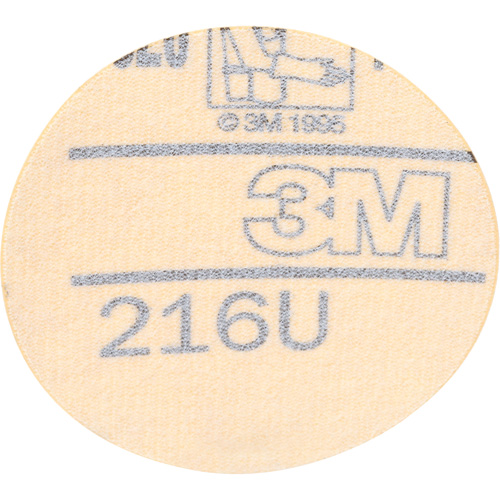 Gold Hookit Disc, 3" Dia., P320 Grit, Aluminum Oxide, C-Weight Dufferin Supply