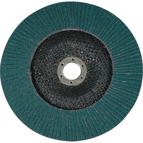 Disques &agrave; lamelles 577F, 4-1/2" x 7/8", Type 29, Grain 36, Zirconium Dufferin Supply