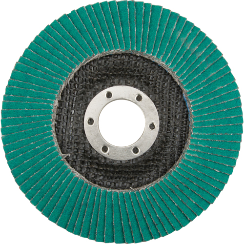 Flap Wheels - 577F Flap Discs, 4-1/2" x 7/8", Type 29, 80 Grit, Zirconium Dufferin Supply