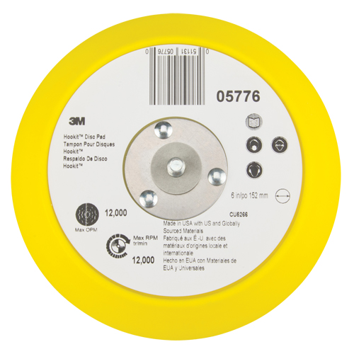Patin pour disque Hookit, dia 6" Dufferin Supply