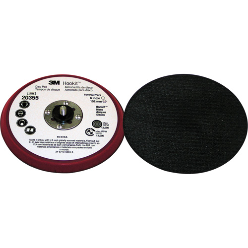 Tampon d'appoint &agrave; profil bas pour disque Hookit Dufferin Supply