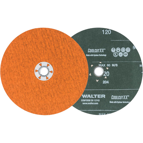 Coolcut XX Sanding Disc, 7" Dia., 120 Grit, Ceramic Dufferin Supply