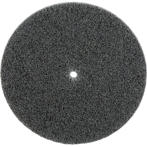 Meule unitaris&eacute;e EXL Scotch-Brite, 5" x 1/4", Arbre de 1/4", Grain de Fin, Carbure de silicium Dufferin Supply