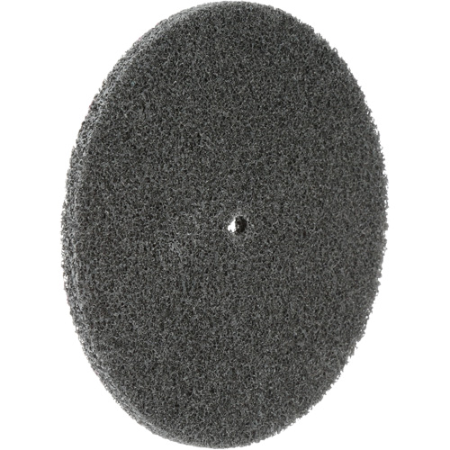 Scotch-Brite EXL Unitized Wheel, 5" x 1/4", 1/4" Arbor, Fine Grit, Silicon Carbide Dufferin Supply