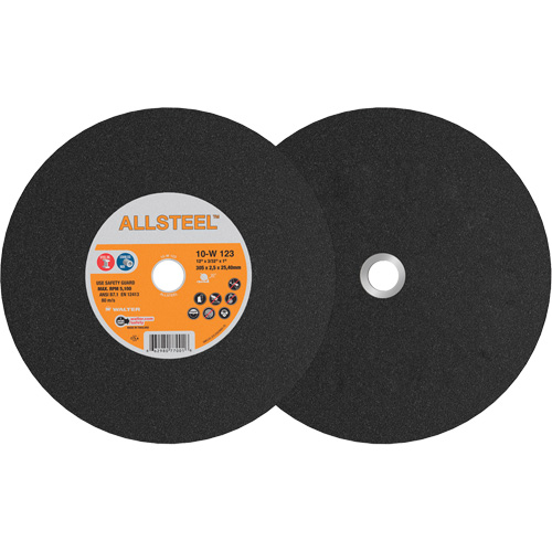 AllSteel Chopsaw Wheel, 12" x 7/64", 1" Arbor, Type 1, Aluminum Oxide, 5100 RPM Dufferin Supply