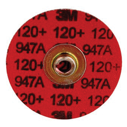 Disque &agrave; bordure durable Cubitron II Roloc, 3" dia., Grain 120+, C&eacute;ramique Dufferin Supply