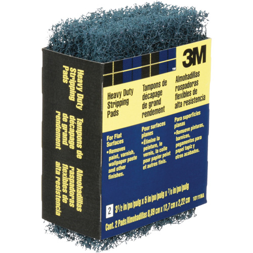 Heavy-Duty Stripping Pads, Aluminum Oxide, 3-1/2" x 5", Coarse Grit Dufferin Supply