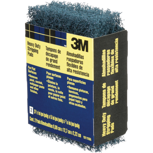 Heavy-Duty Stripping Pads, Aluminum Oxide, 3-1/2" x 5", Coarse Grit Dufferin Supply