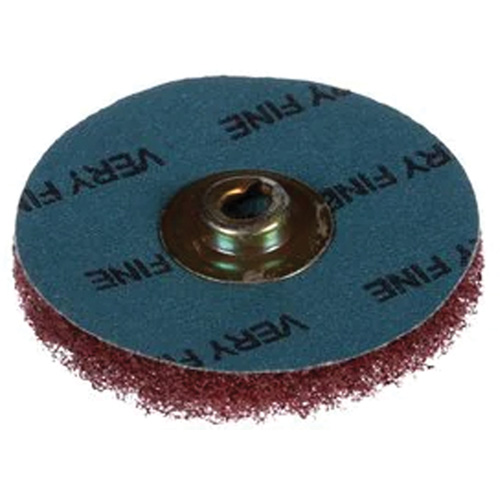 Disque HS de polissage et de brossage &agrave; changement rapide Standard Abrasives, 2" dia., Grain Tr&egrave;s fin, Oxyde d'aluminium Dufferin Supply