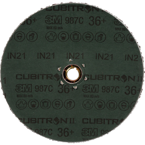 Disque en fibre 987C Cubitron II, C&eacute;ramique, 36+, 4-1/2" Dia Dufferin Supply