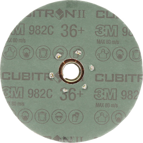 Disque en fibre 982C Cubitron II, C&eacute;ramique, 36+, 5" Dia Dufferin Supply