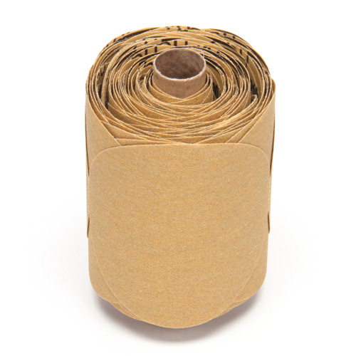 Stikit Gold Paper Disc Roll, 5" Dia., P220 Grit, Aluminum Oxide Dufferin Supply