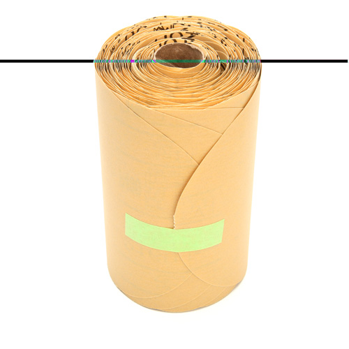 Stikit Gold Paper 216U Disc Roll, Aluminum Oxide, 6" W x 87' L, P400 Grit Dufferin Supply