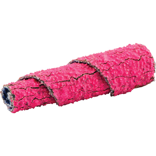 Rouleaux de cartouches en spirale pleine conique R928, 60 Grain, 3/8" dia., C&eacute;ramique d'alumine, 1-1/2" lo, 1/8" Dimension de l'arbre Dufferin Supply