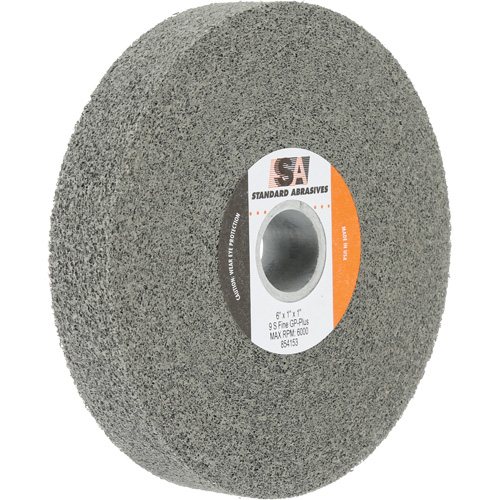 Meule &agrave; usage g&eacute;n&eacute;ral Standard Abrasives, 6" x 1", Arbre de 1", Carbure de silicium Dufferin Supply