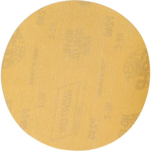 Gold Reserve A296 Paper H&L Vacuum Disc, 6" Dia., 240 Grit, Aluminum Oxide, C-Weight Dufferin Supply