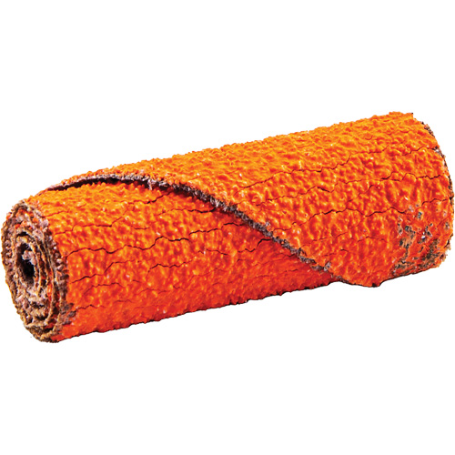 Cartouche de ruban abrasif en rouleau, 60 Grain, 1/2" dia., C&eacute;ramique d'alumine, 1-1/2" lo, 1/8" Dimension de l'arbre Dufferin Supply