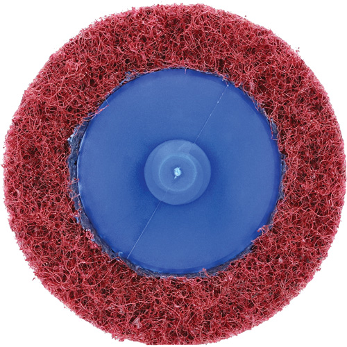 Disque de pr&eacute;paration de surface non tiss&eacute; &agrave; rechange rapide Bear-Tex Vortex, 2" dia., Grain Moyen, Oxyde d'aluminium Dufferin Supply