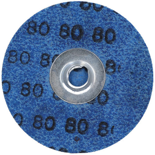 Disques en tissu &agrave; changement rapide Gemini R766/R228, 3" dia., Grain 80, Oxyde d'aluminium Dufferin Supply