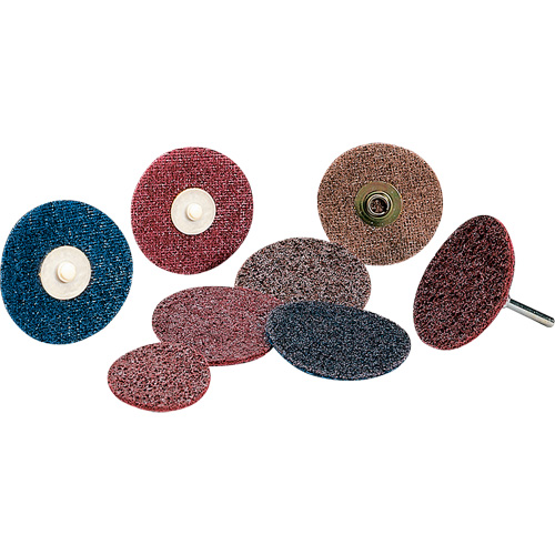 Disque RC de traitement de surface TS &agrave; changement rapide Standard Abrasives 840135, 1" dia., Grain Moyen, Oxyde d'aluminium Dufferin Supply