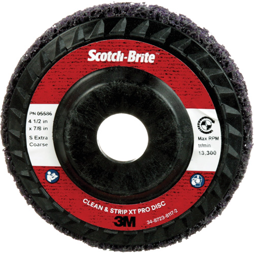 Disque Clean and Strip XT Pro XO-DC Scotch-Brite, 4-1/2" dia., Grain Extra grossier, Carbure de silicium Dufferin Supply