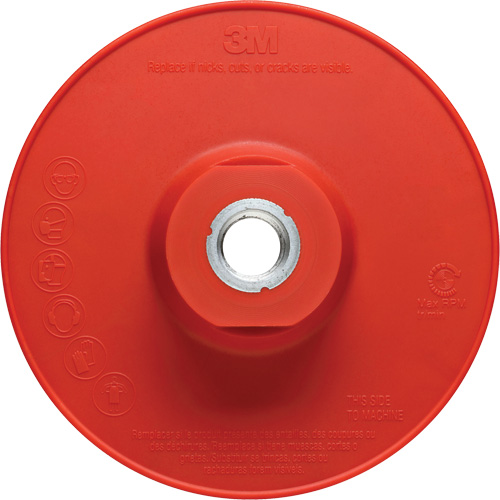 Ribbed Back-Up Pad, 4" Dufferin Supply