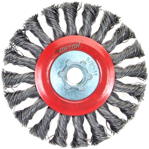 Bosses &agrave; fils nou&eacute;s standards, Dia. 4-1/2", Fils 0,02", Arbre 5/8"-11, Acier Dufferin Supply