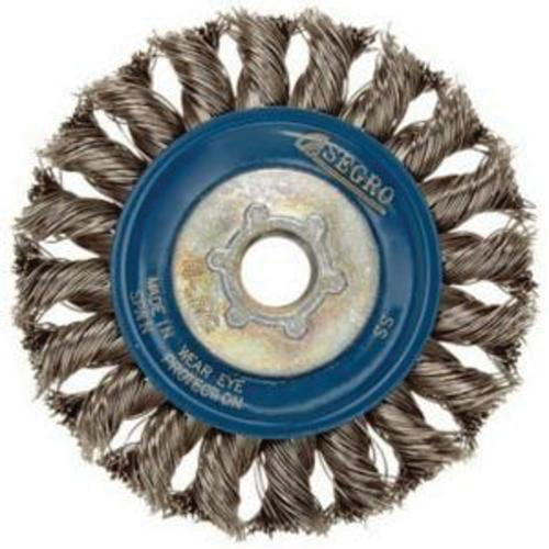 Roue compl&egrave;te de c&acirc;ble de torsion, Dia. 5", Fils 0,02", Arbre 5/8"-11, Acier inoxydable Dufferin Supply