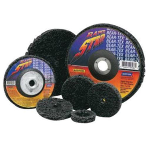 Disques non tiss&eacute;s &agrave; remplacement rapide pour d&eacute;capage Bear-Tex, 2" dia., Grain Extra grossier, Carbure de silicium Dufferin Supply
