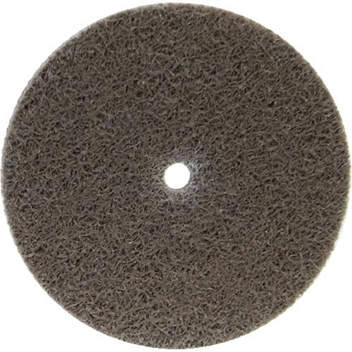 Bear-Tex&reg; Non-Woven Unified Wheel, 3" x 1/4", 1/4" Arbor, Medium Grit, Aluminum Oxide Dufferin Supply