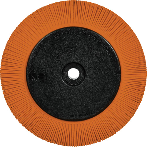Scotch-Brite Type S Precision Radial Bristle Brush PN-RB with Flange, Ceramic, 80+ Grit, 8" Dia. Dufferin Supply