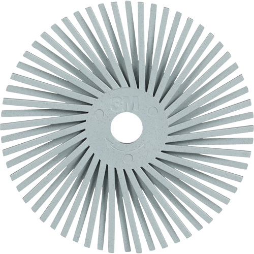 Brosse radiale en soies de pr&eacute;cision type A PN-RB Scotch-Brite , C&eacute;ramique, Grain 120+, 3" dia. Dufferin Supply
