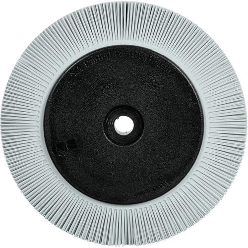 Scotch-Brite Type S Precision Radial Bristle Brush PN-RB with Flange, Ceramic, 120+ Grit, 8" Dia. Dufferin Supply