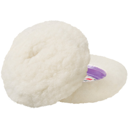 Tampon de polissage &agrave; faible peluchage Perfect-It, 4" dia., Laine Dufferin Supply