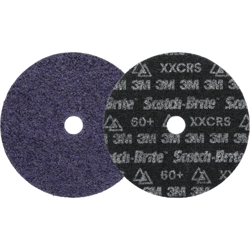 Disque de conditionnement des surfaces de pr&eacute;cision Scotch-Brite, HD-DH, 7" dia., Grain Tr&egrave;s grossier, C&eacute;ramique Dufferin Supply