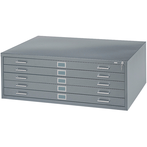 Steel Plan Files, 5 Drawers, 40-3/8" W x 29-3/8" D x 16-1/2" H Dufferin Supply
