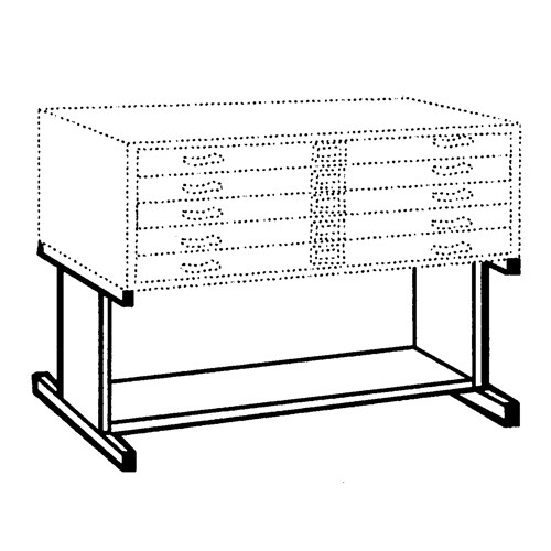 High Base for Steel Plan File Cabinet Dufferin Supply