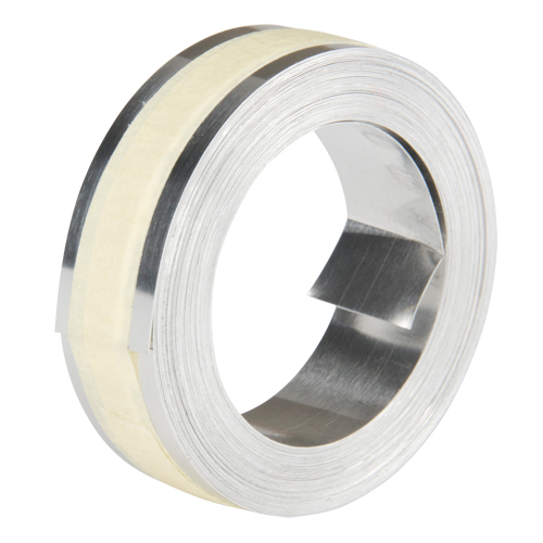 Embossing Aluminum Tape, 12.7 mm x 16', Aluminum Dufferin Supply