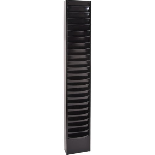 Pr&eacute;sentoirs, Stationnaire, 23 fentes, Acier, 9-3/4" la x 4-1/8" p x 65-1/2" h Dufferin Supply